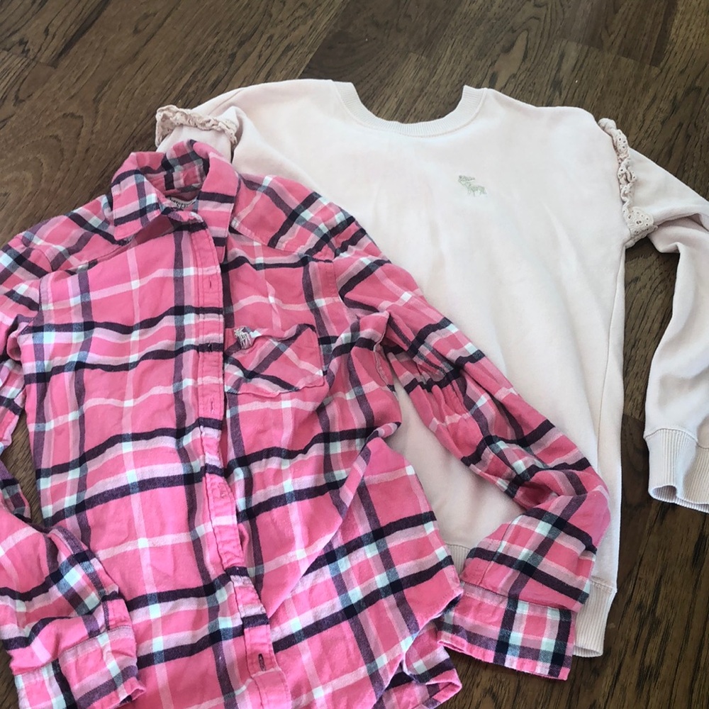 Abercrombie and Fitch size 13/14 sweatshirt/shirt